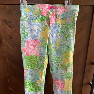 Lilly Pulitzer South Ocean Jeans. Size 8. Worn once.